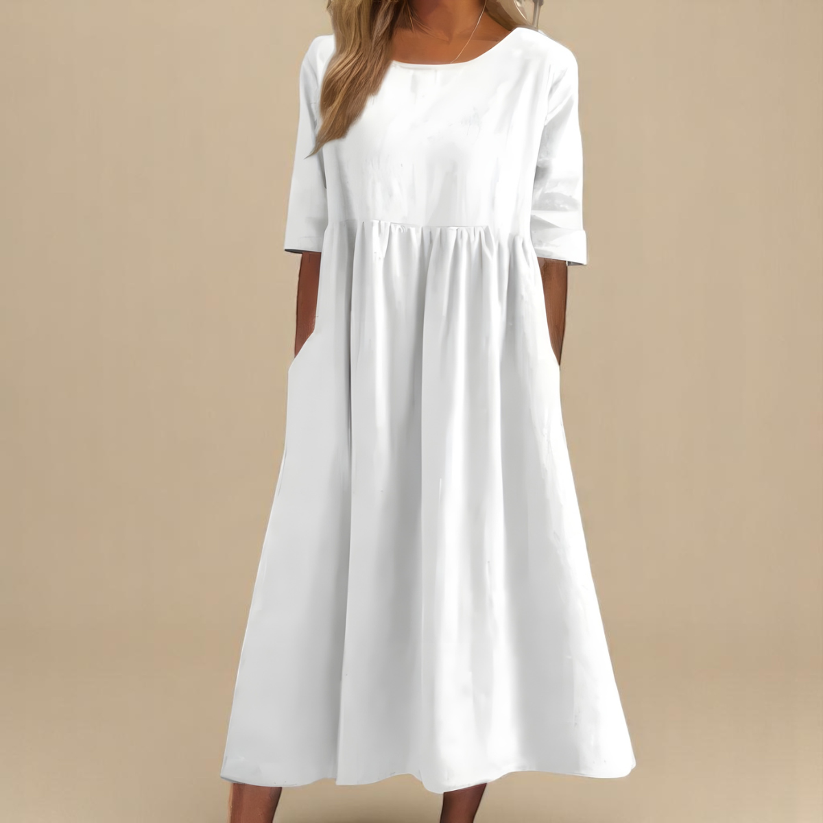 Sofia™ | Flattering Cotton Dress