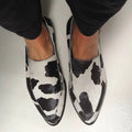 BENEDETTA | COW PRINT LOAFERS