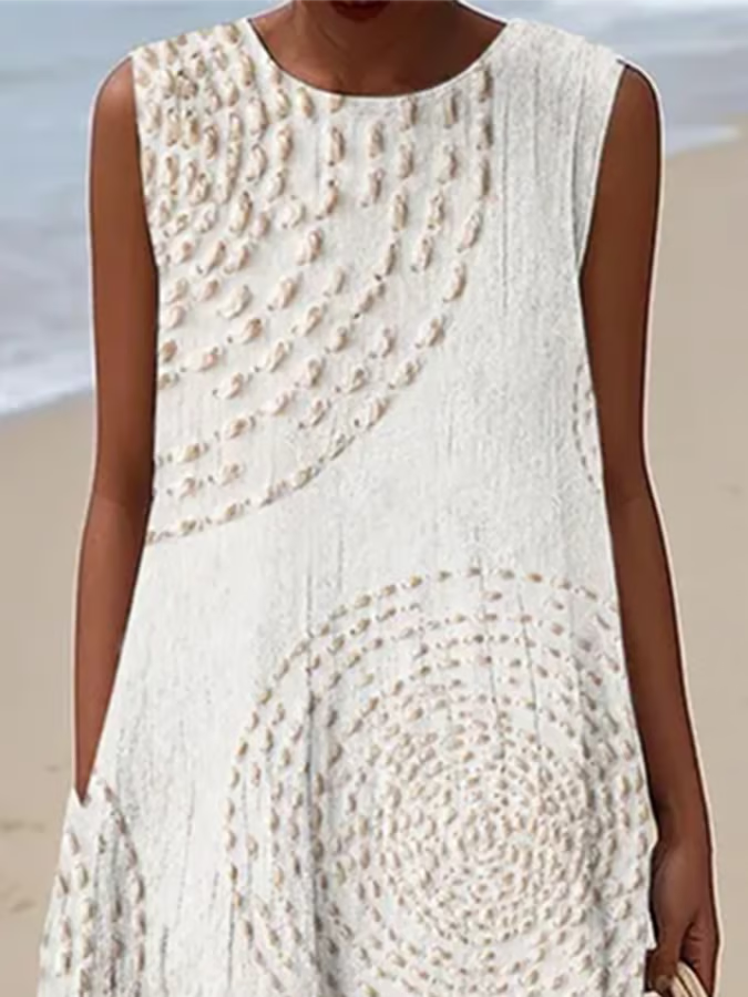 Dress | Sleeveless Casual Print
