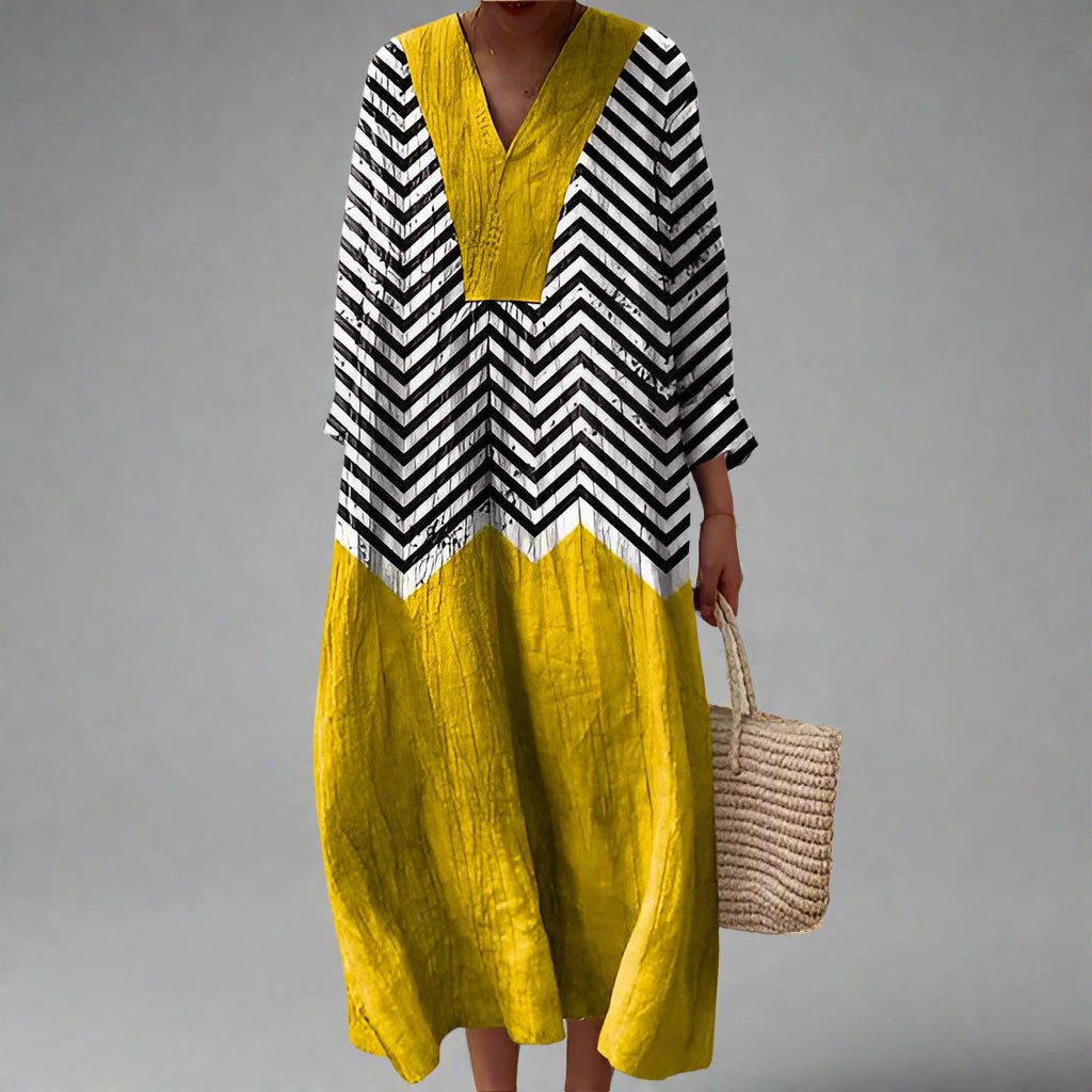 Kleid | Julia Geometrische Eleganz