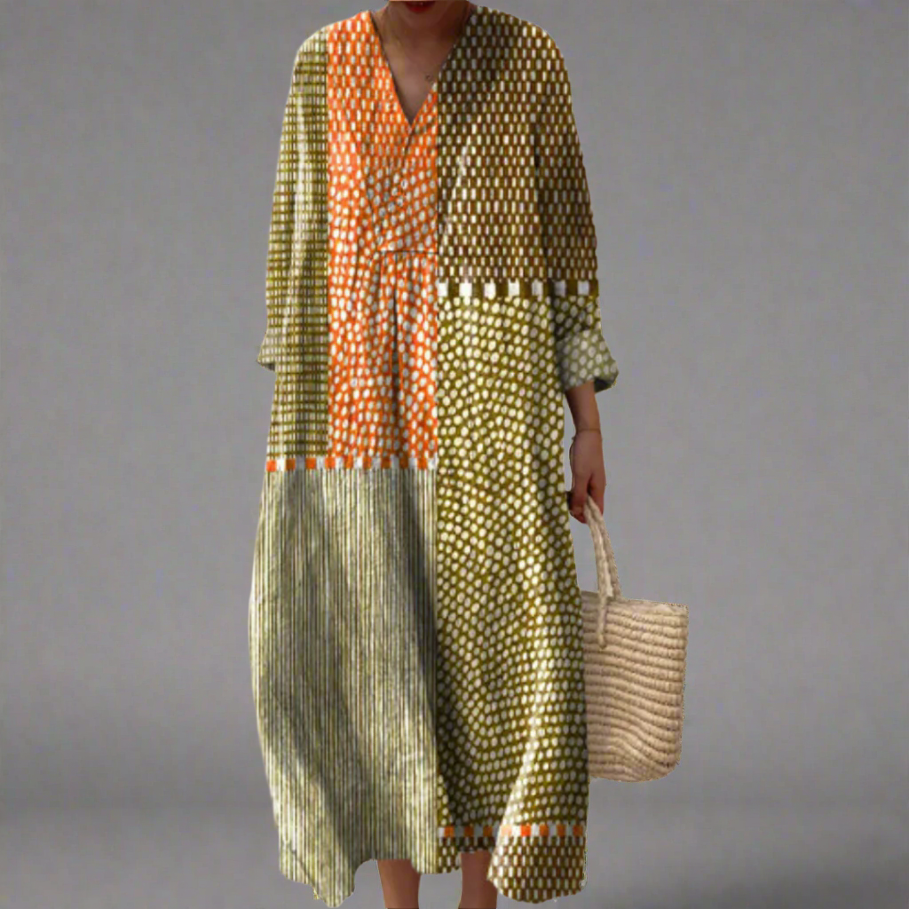 Kleid | Gia Geometrische Eleganz