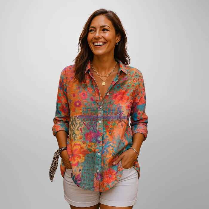 Elegant Floral Blouse | Charity